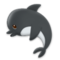 Dolphin emoji on Samsung